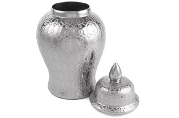 Gümüş desenli Seramik Küp 53cm