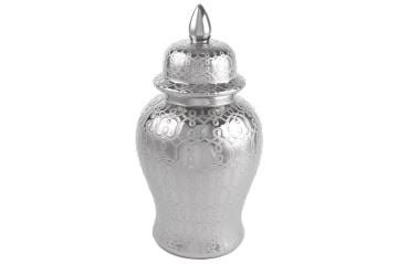 Gümüş desenli Seramik Küp 53cm