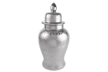 Gümüş desenli Seramik Küp 68cm