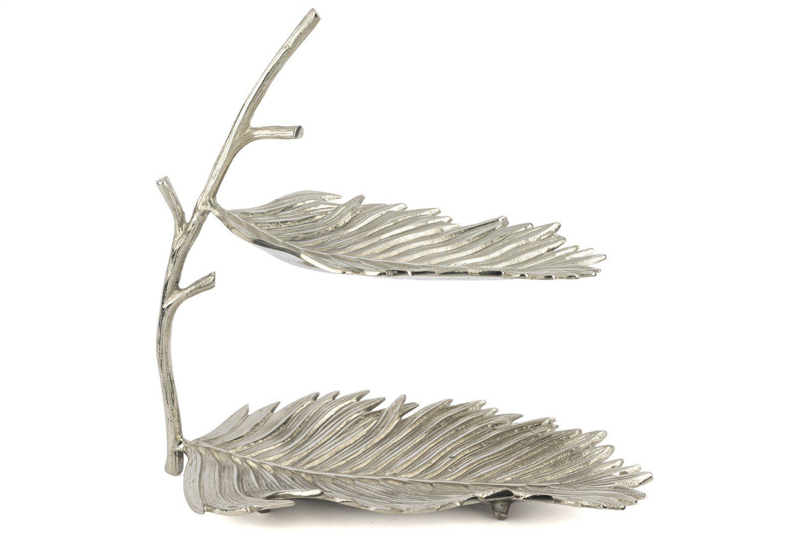 Antik Silver 2 Yaprak Sunum Standı 43x24x42cm