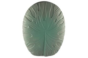 Gri Yeşil Porselen Vazo 34x12x43cm