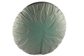 Gri Yeşil Porselen Vazo 34x12x34cm