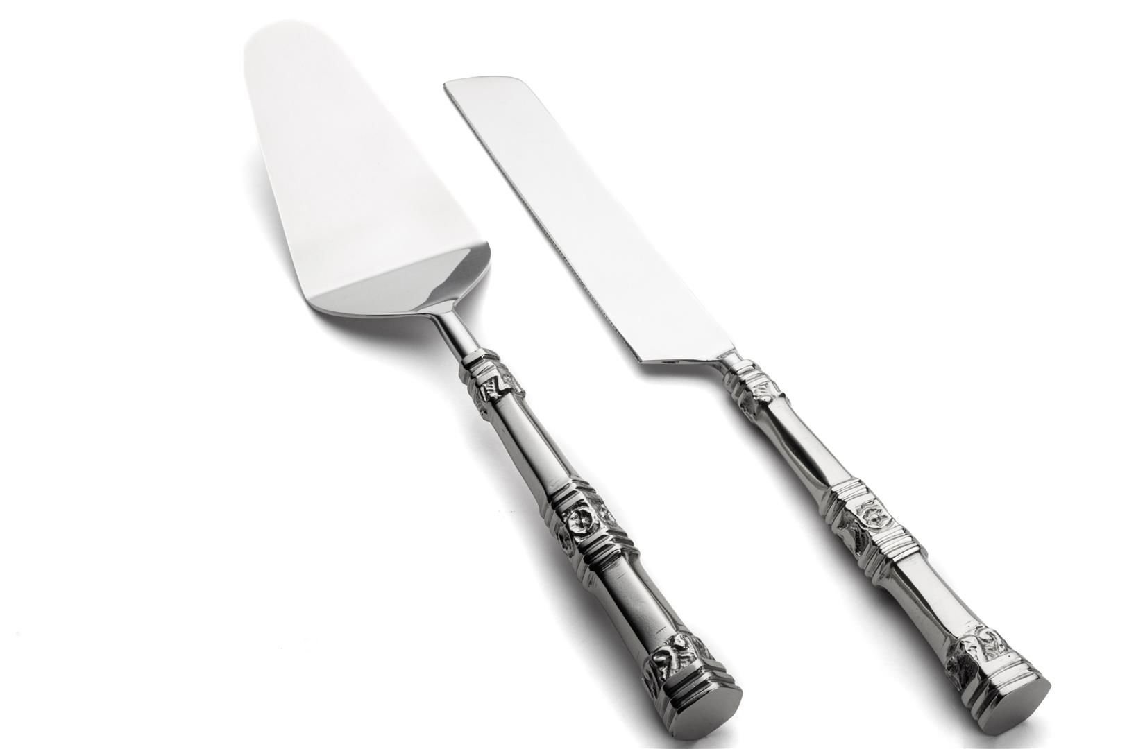 Shay Gümüş 2li Kek Servis Seti