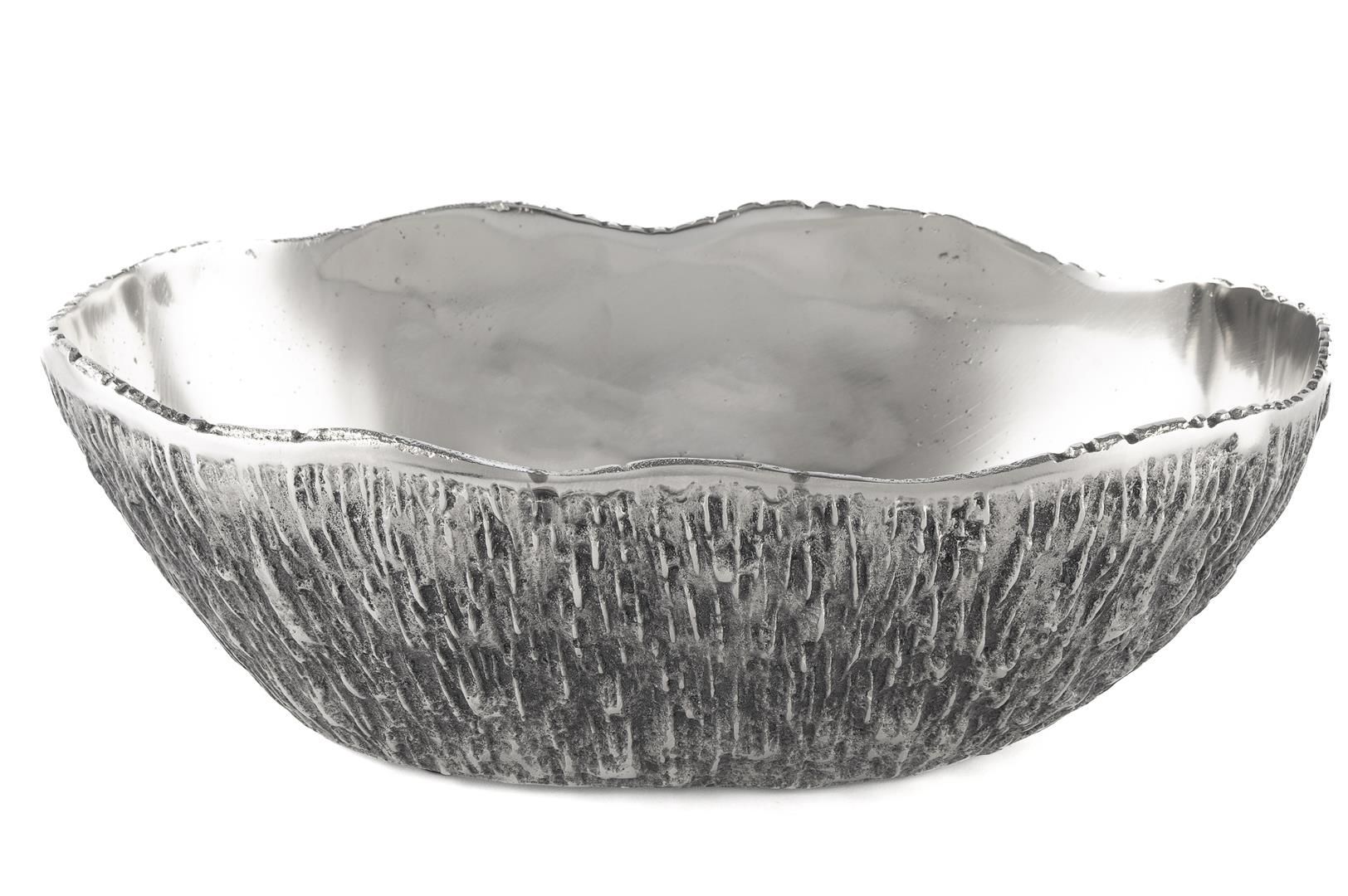 Gümüş Oval Şampanya Kovası 38x23x19cm