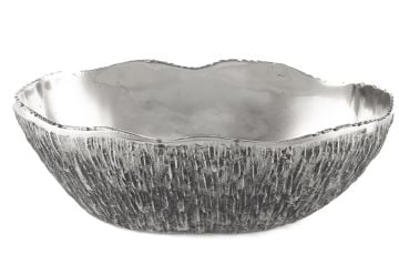 Gümüş Oval Şampanya Kovası 38x23x19cm