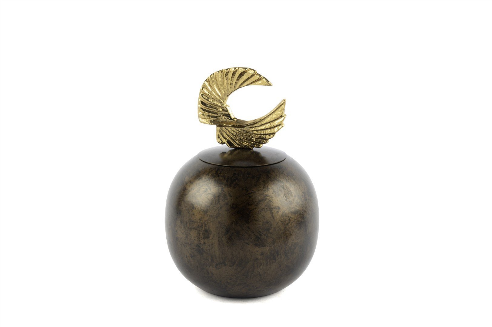 Antik Kahve Gold Figürlü Obje 21x29cm