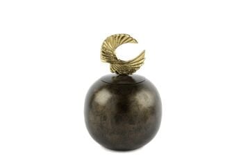 Antik Kahve Gold Figürlü Obje 21x29cm