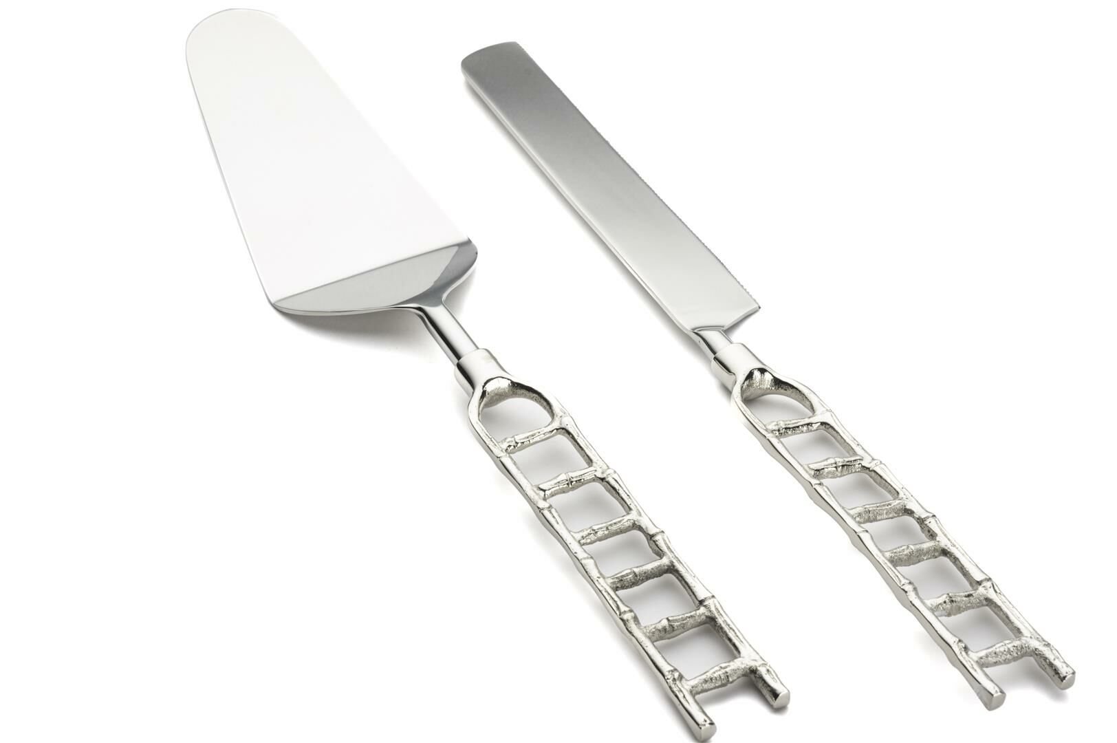 Lena Gümüş 2li Kek Servis Seti