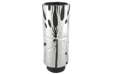 Gümüş Porselen Vazo 14x34cm