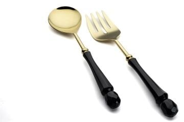 Raven Gold 2li Salata Servis Seti