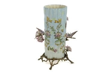 Pembe Buket Yeşil Vazo 27x33cm