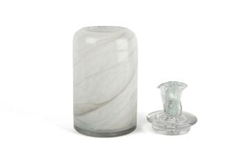 Alba Glass Cam Kavanoz 12x27cm