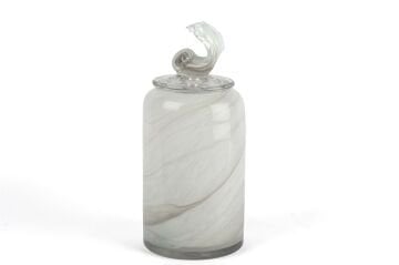 Alba Glass Cam Kavanoz 12x27cm