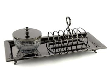 Füme Tost Servis Tabağı 37x17x14cm