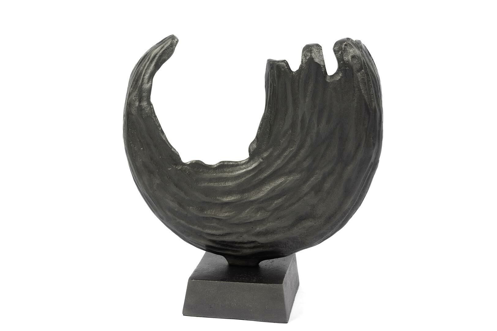 Siyah Wayvy Dekoratif Obje 36x13x34cm