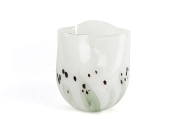 Sea Marble Cam Vazo 22x19cm