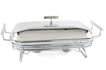 Perle Çelik Kapaklı Dikdörtgen Isıtıcılı Servis 47x25x19cm