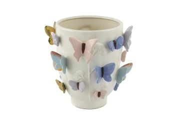 Kelebekli Vazo 23x25cm