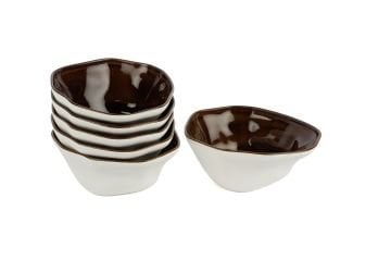 Beyaz Karamel 6lı Kase 16cm