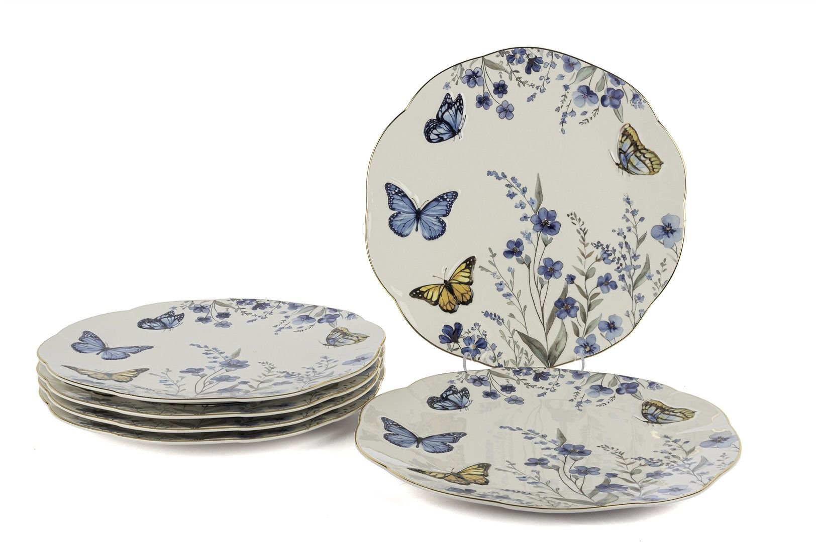 Butterfly Lovers 6lı Servis Tabağı 27cm