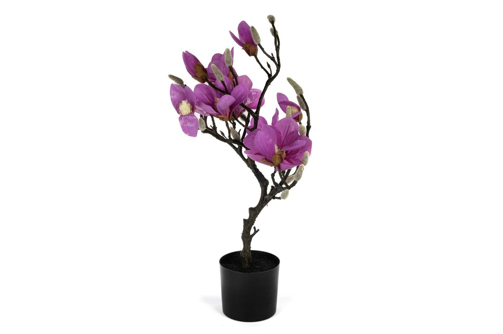 Fuşya Yapay Manolya Ağacı 60cm