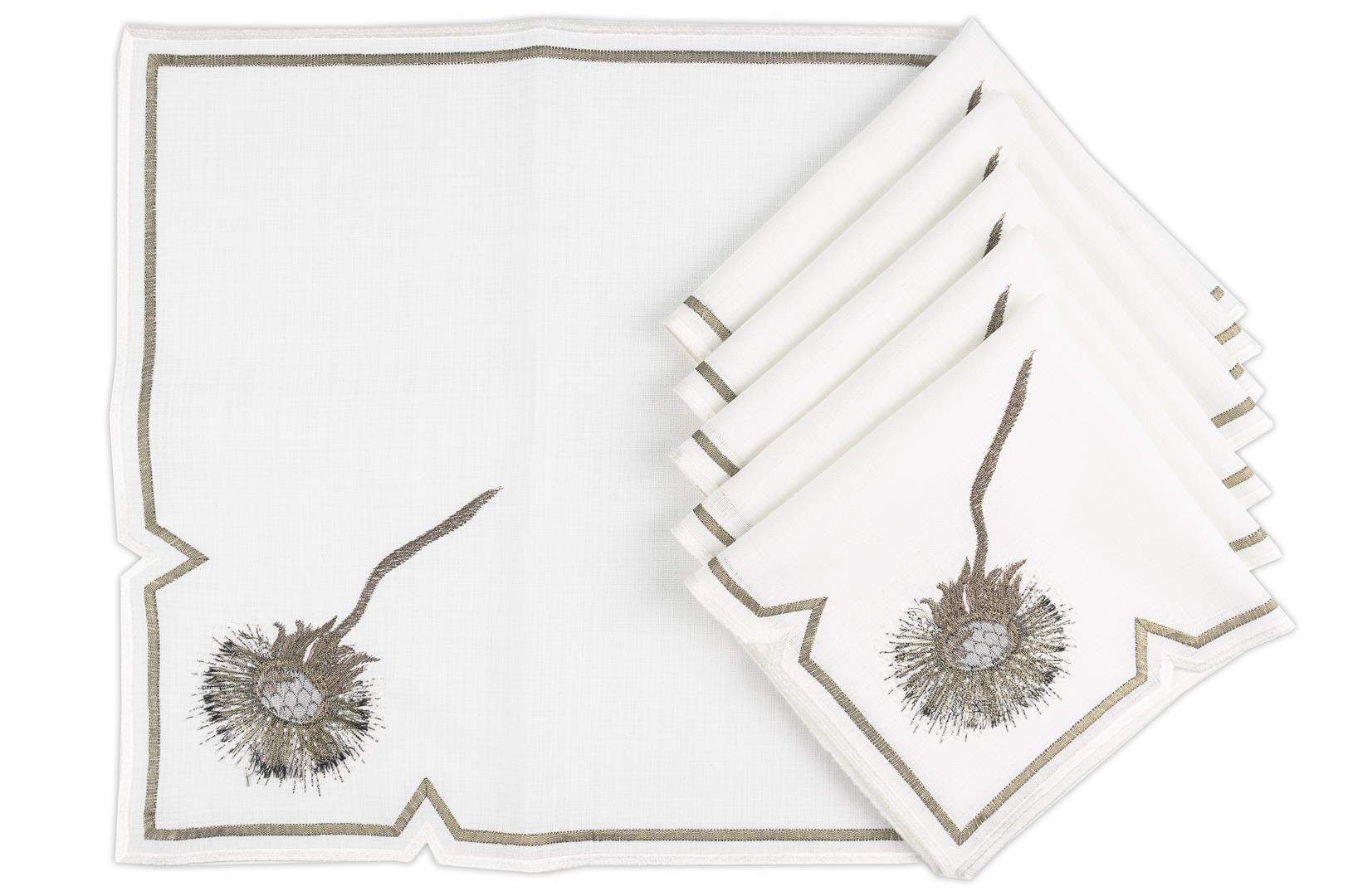 Ella beyaz 6lı peçete 40x40