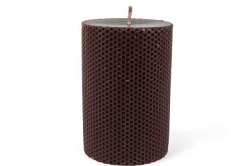 Petek Bordo Silindir 10x15 mum