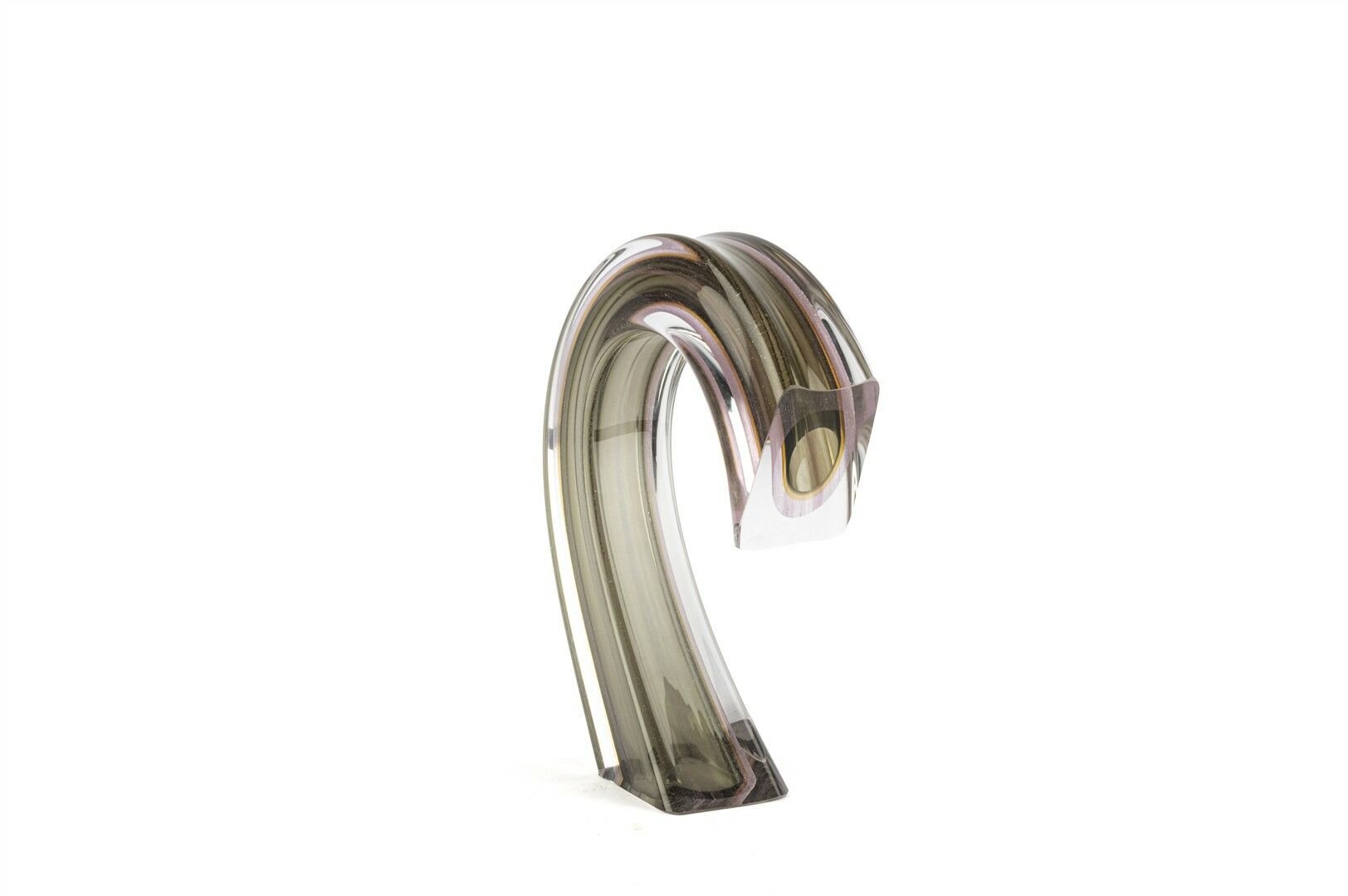 Lunera Yeşil Pembe Cam Dekoratif Obje 19X25cm