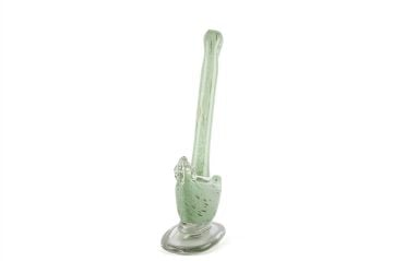 Lunera Su Yeşili Cam Çapa Dekoratif Obje 21x38cm