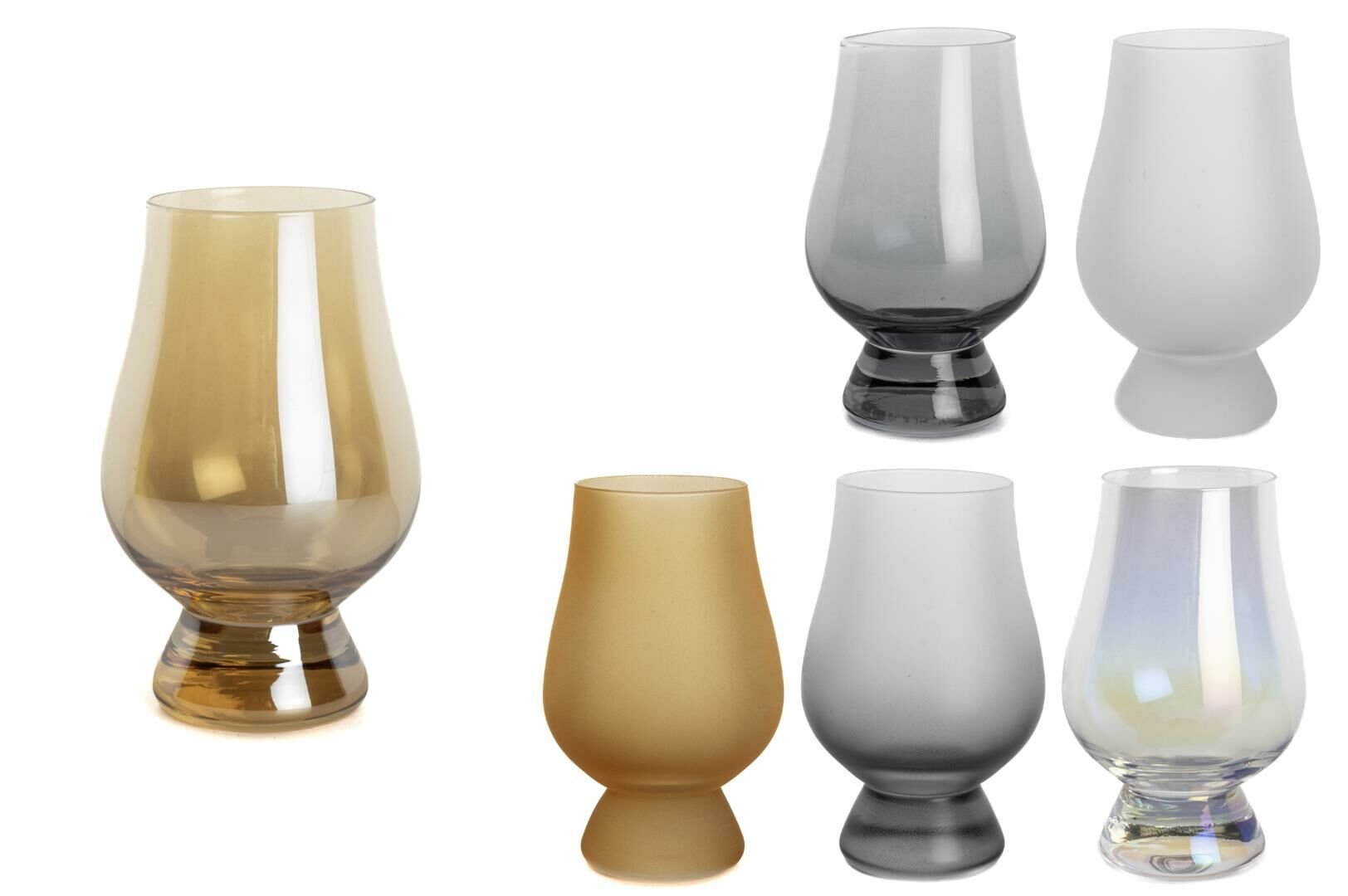 Lüster Mat Mix 6lı Ayaklı Cam Bardak 170ml