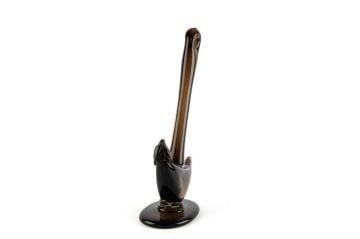 Lunera Kahverengi Cam Çapa Dekoratif Obje 21x38cm