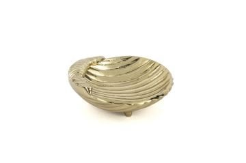 Antik Gold Deniz Kabuğu Kase 22x8cm