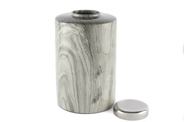 Silver Kapaklı Küp 20x20x33cm