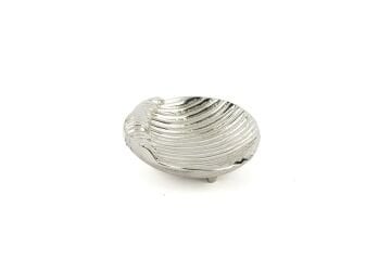 Antik Silver Deniz Kabuğu Kase 19x7cm