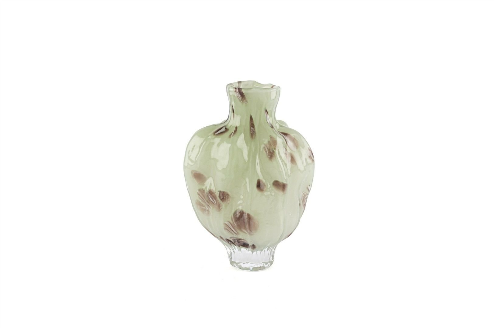 Lunera Su Yeşili Cam Vazo 19x28cm