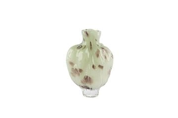 Lunera Su Yeşili Cam Vazo 19x28cm