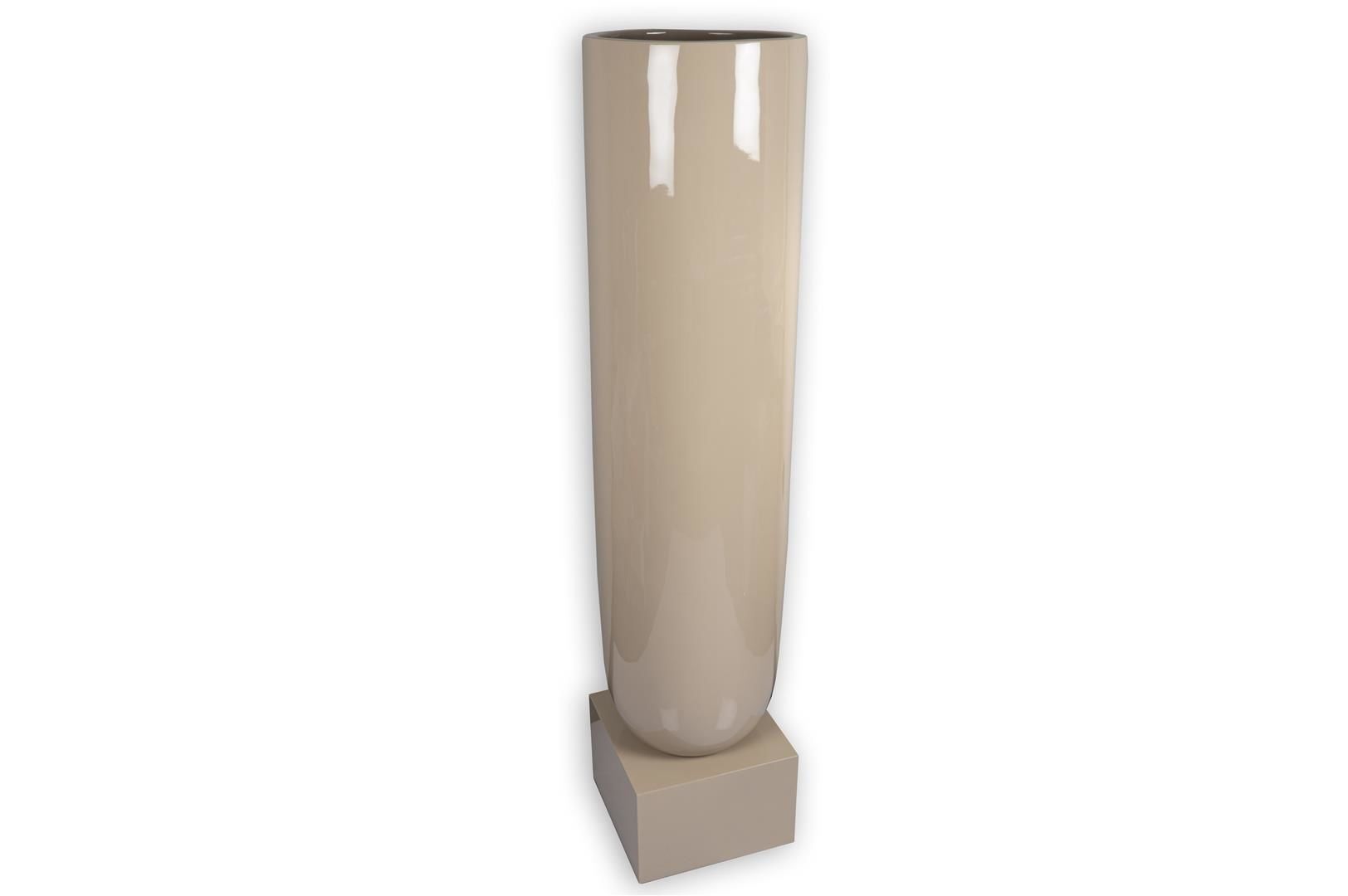 Bej Resin Vazo 30x139cm