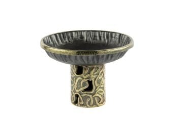 Antrasit Pirinç Antik Dek Sunumluk 31x22cm