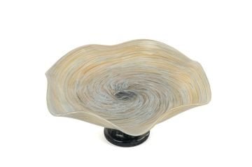 Eolia Cam Dek Ayaklı Tabak 31x28x14cm