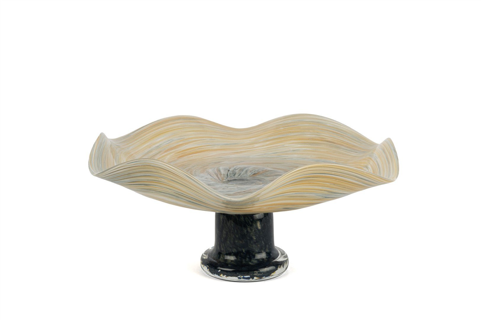 Eolia Cam Dek Ayaklı Tabak 31x28x14cm