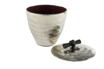 Cali Gümüş Kapaklı Kutu 15x17cm