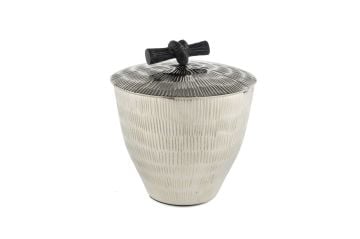 Cali Gümüş Kapaklı Kutu 15x17cm