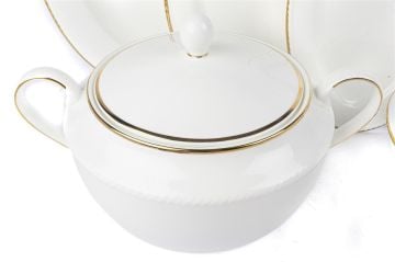 Gold Stripe 74 Parça Yemek Seti