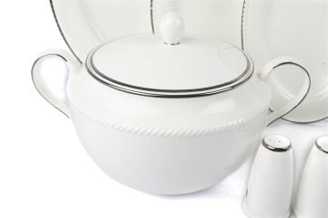 Silver Stripe 74 Parça Yemek Seti