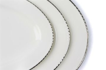 Silver Stripe 74 Parça Yemek Seti