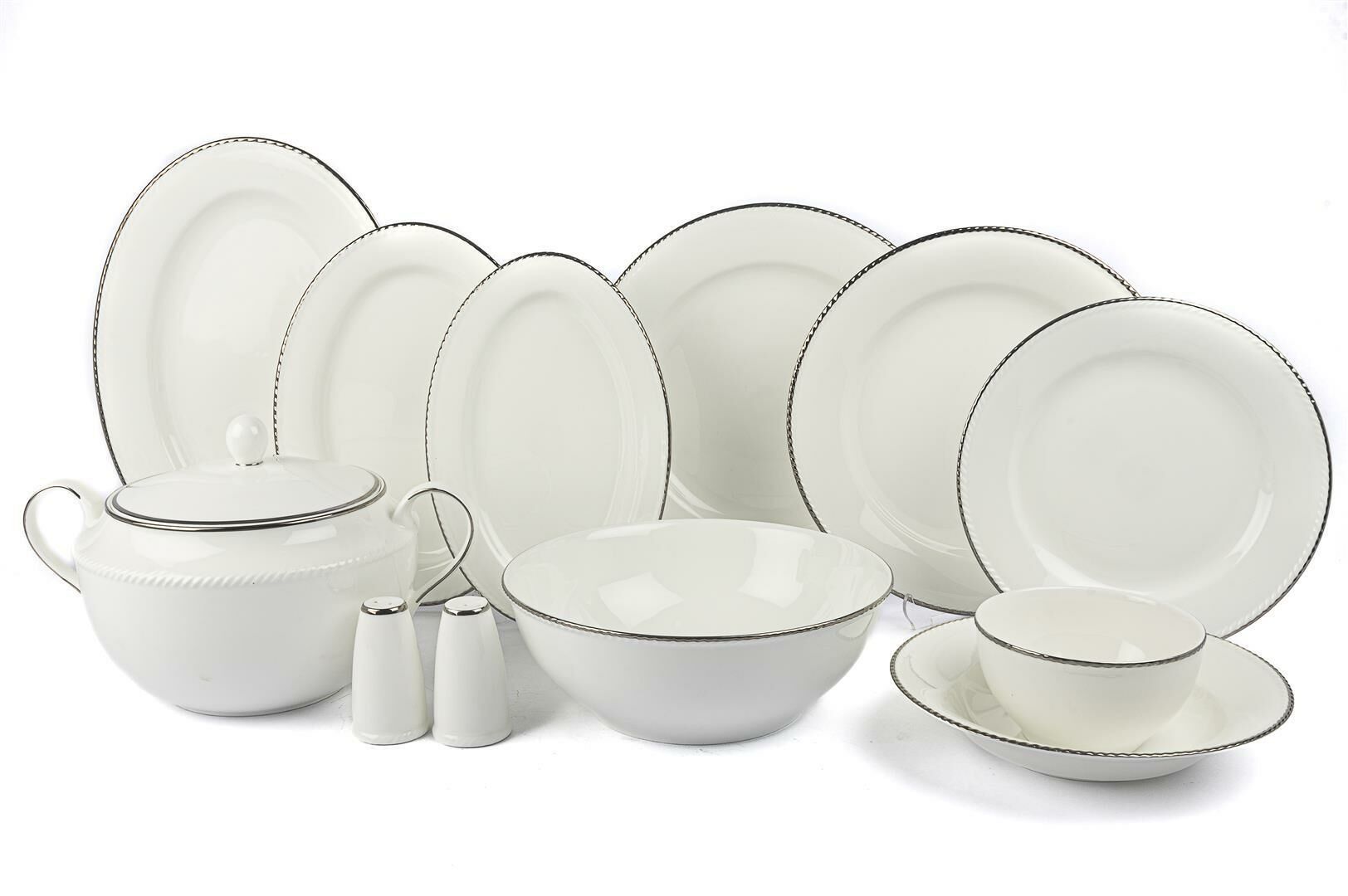 Silver Stripe 74 Parça Yemek Seti