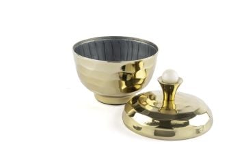 Mavis Gold Kapaklı Kutu 13x15cm