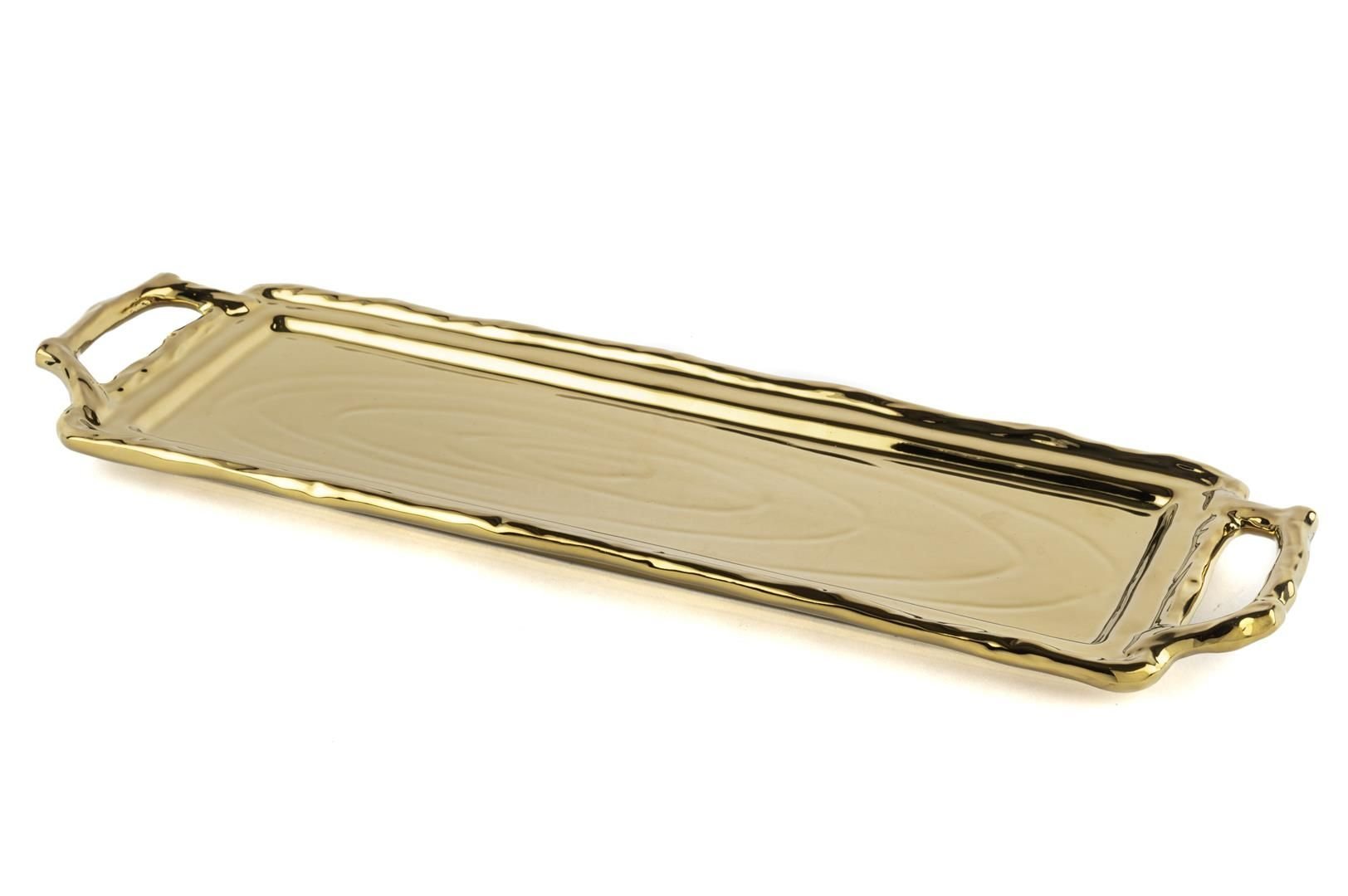 Gold Dik Tepsi 43x13cm