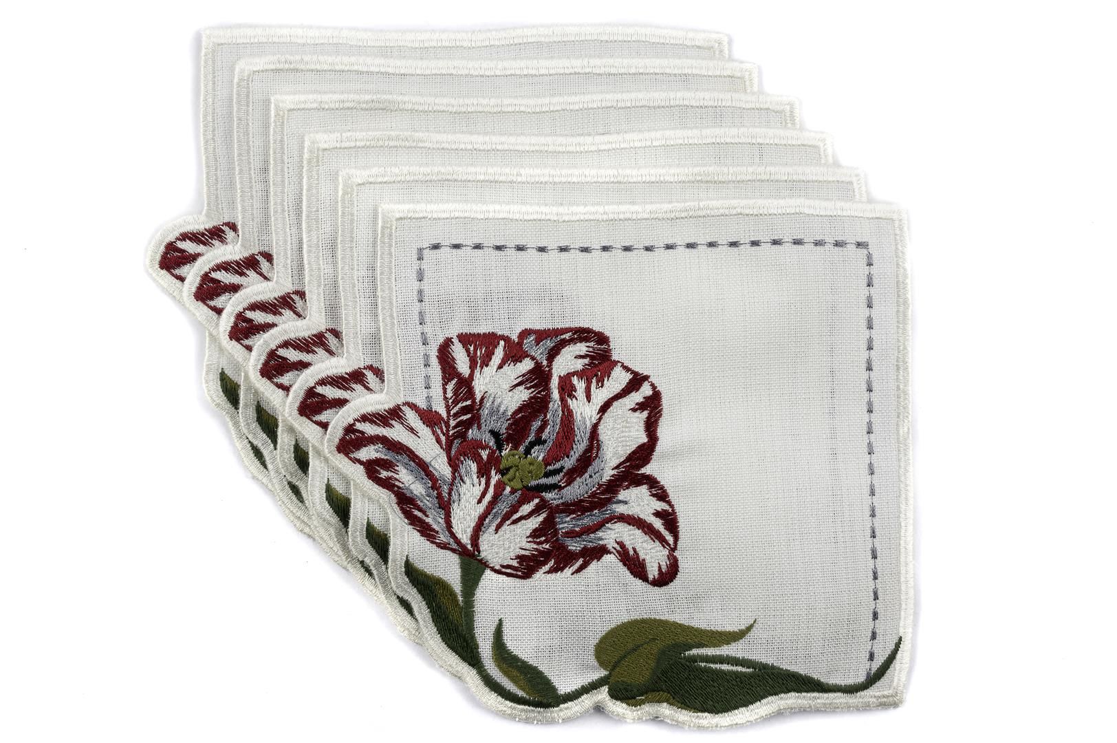 Tiara Bardak Altlığı 6'lı 16cm