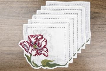 Tiara Bardak Altlığı 6'lı 16cm